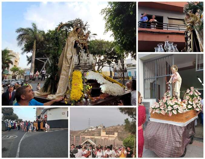 Procesiones y romerías en Telde en la jornada de este sábado/TA.